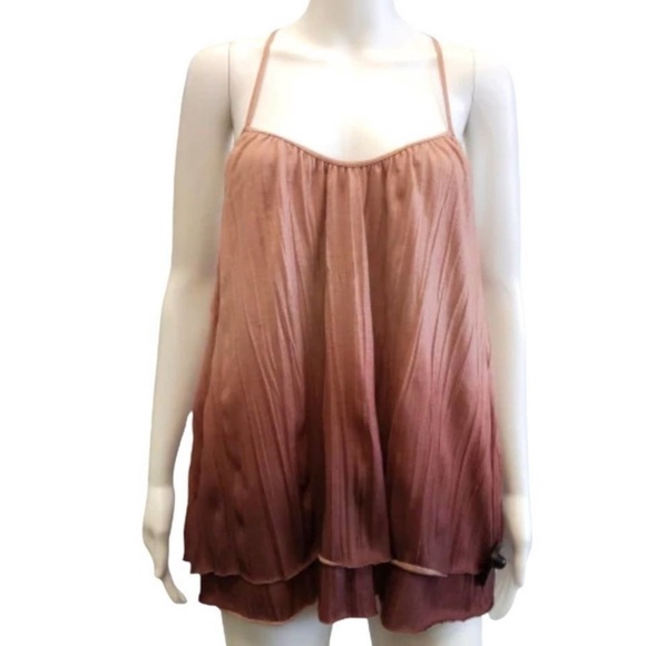 ANTHROPOLOGIE Akemi + Kin Dip Dyed Knit Trapeze Tank - Picture 7 of 8